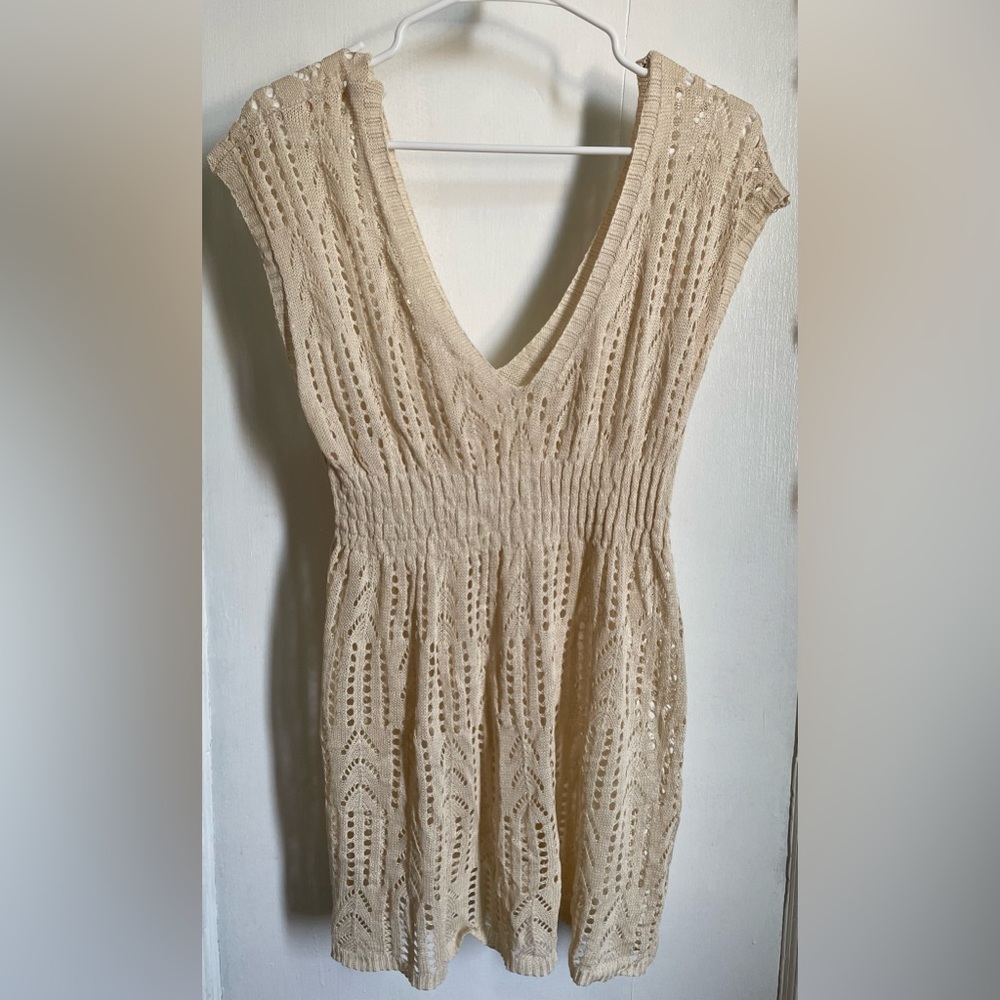 Backless knit dress from Shein